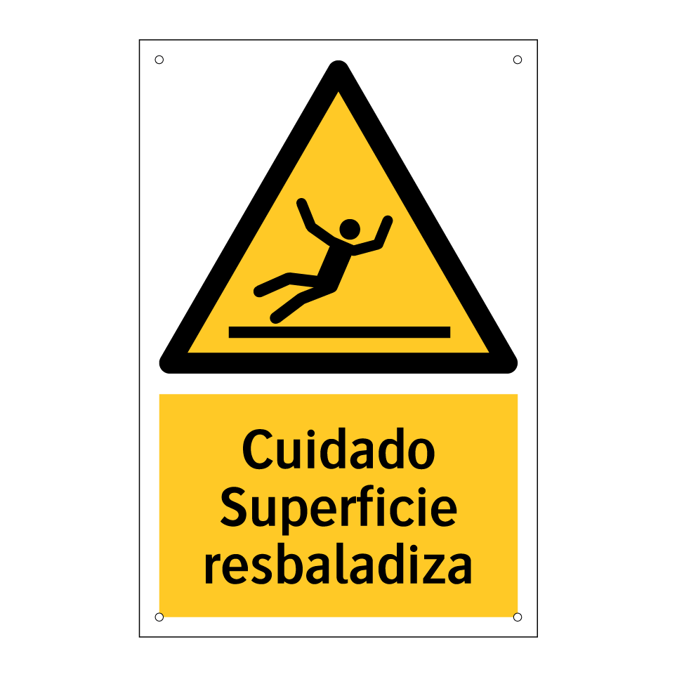 Cuidado Superficie resbaladiza