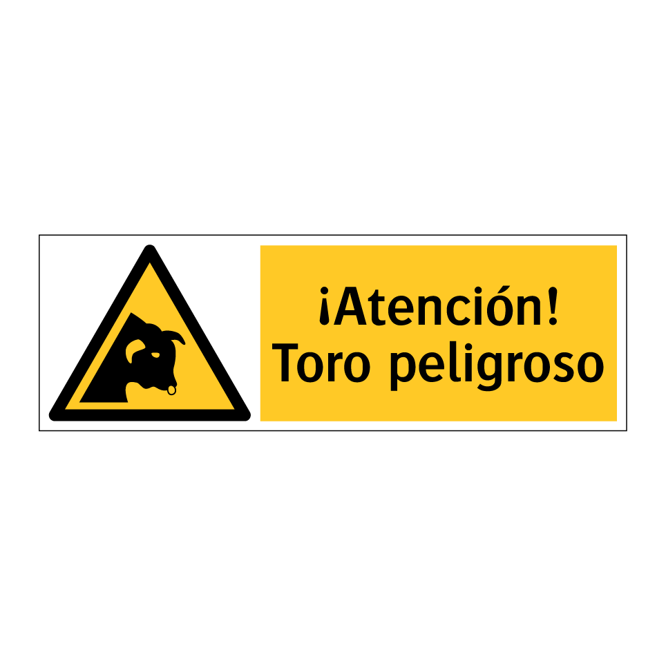 ¡Atención! Toro peligroso
