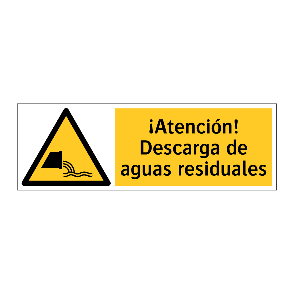 ¡Atención! Descarga de aguas residuales