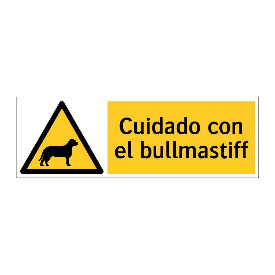 Cuidado con el bullmastiff