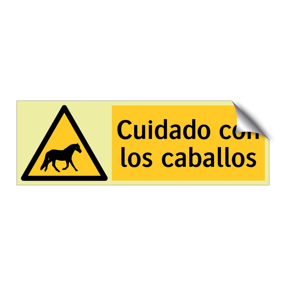 Cuidado con los caballos