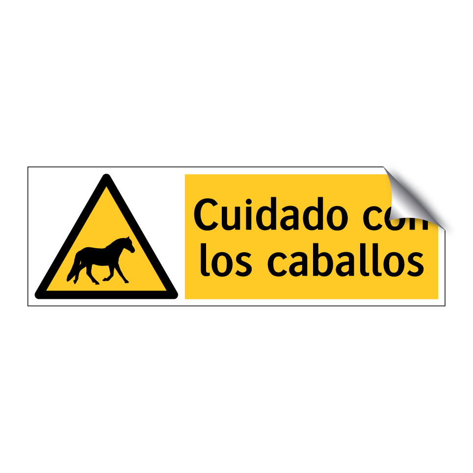 Cuidado con los caballos