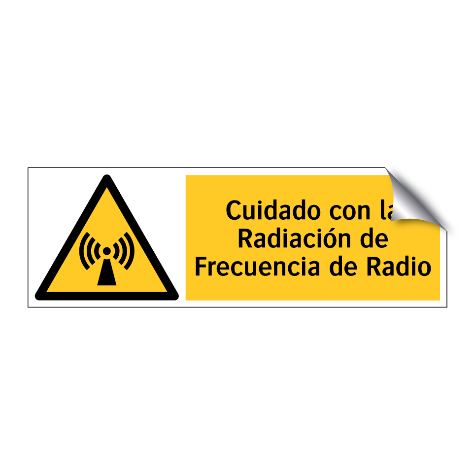 Cuidado con la Radiación de Frecuencia de Radio