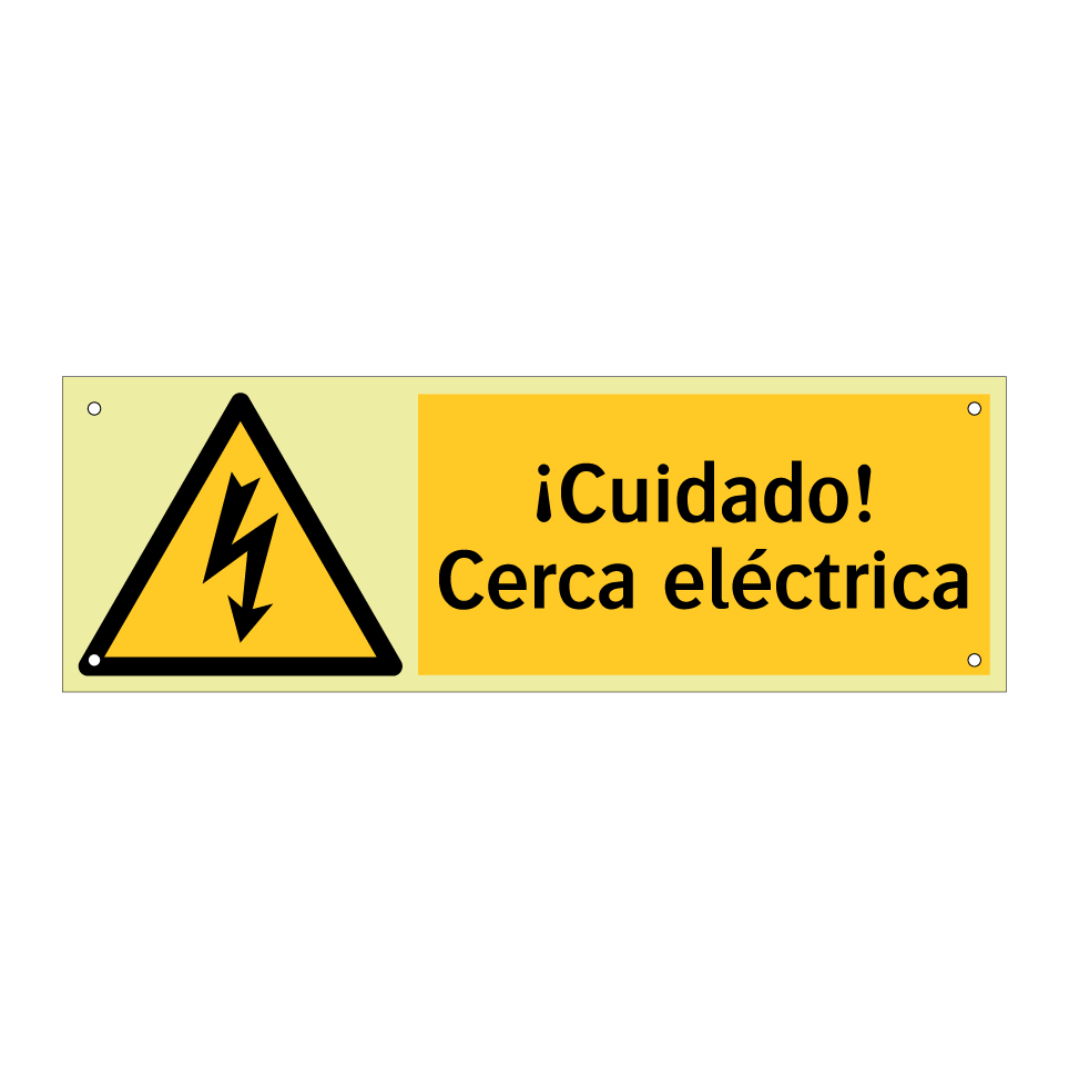 ¡Cuidado! Cerca eléctrica