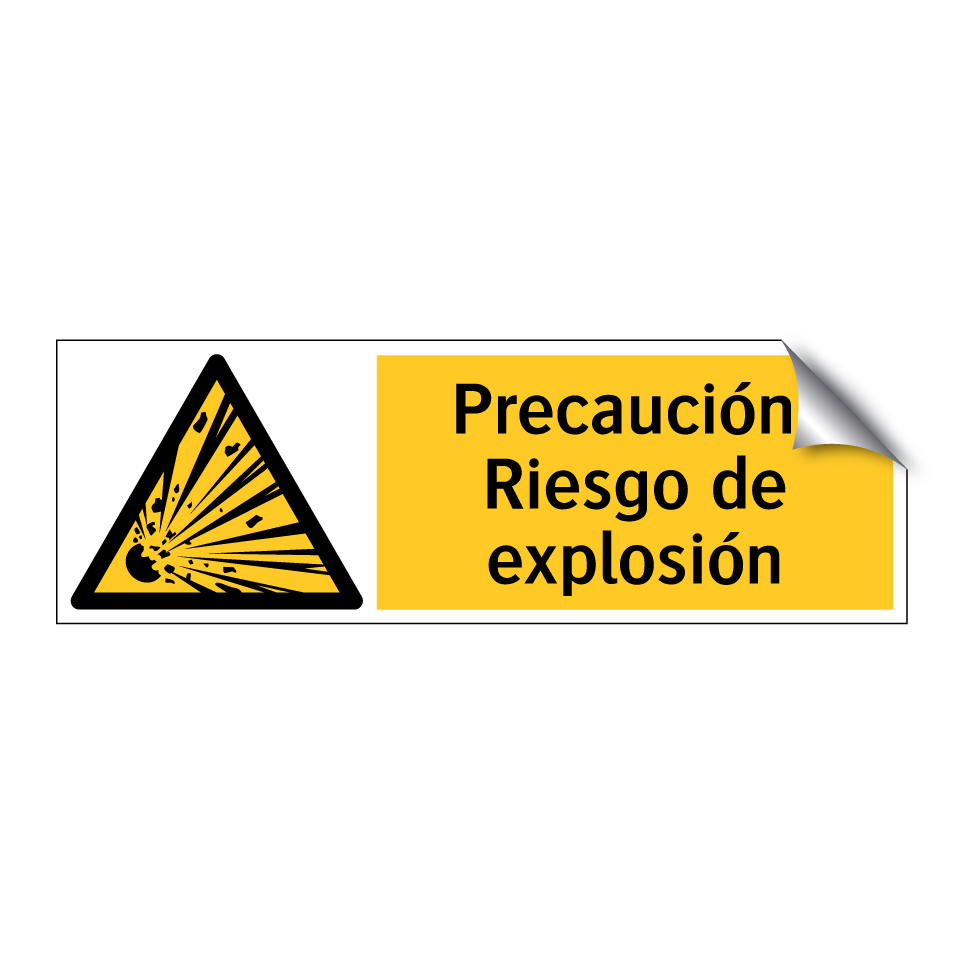 Precaución: Riesgo de explosión