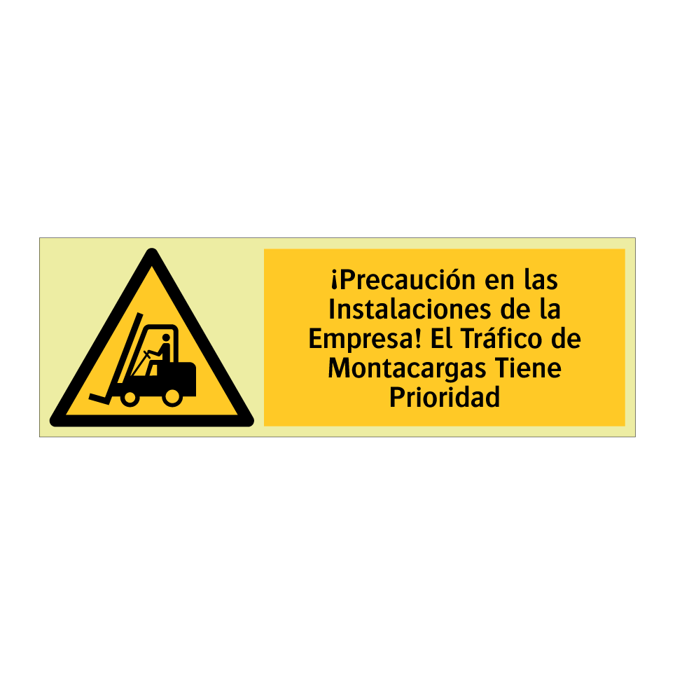 ¡Precaución en las Instalaciones de la Empresa! El Tráfico de Montacargas Tiene Prioridad