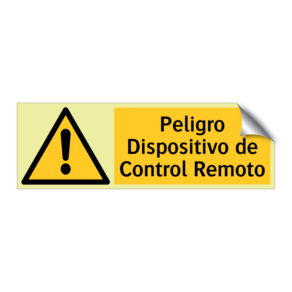 Peligro Dispositivo de Control Remoto