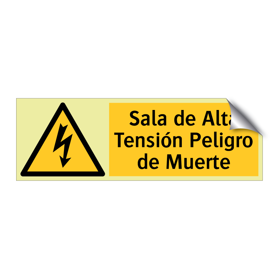 Sala de Alta Tensión Peligro de Muerte
