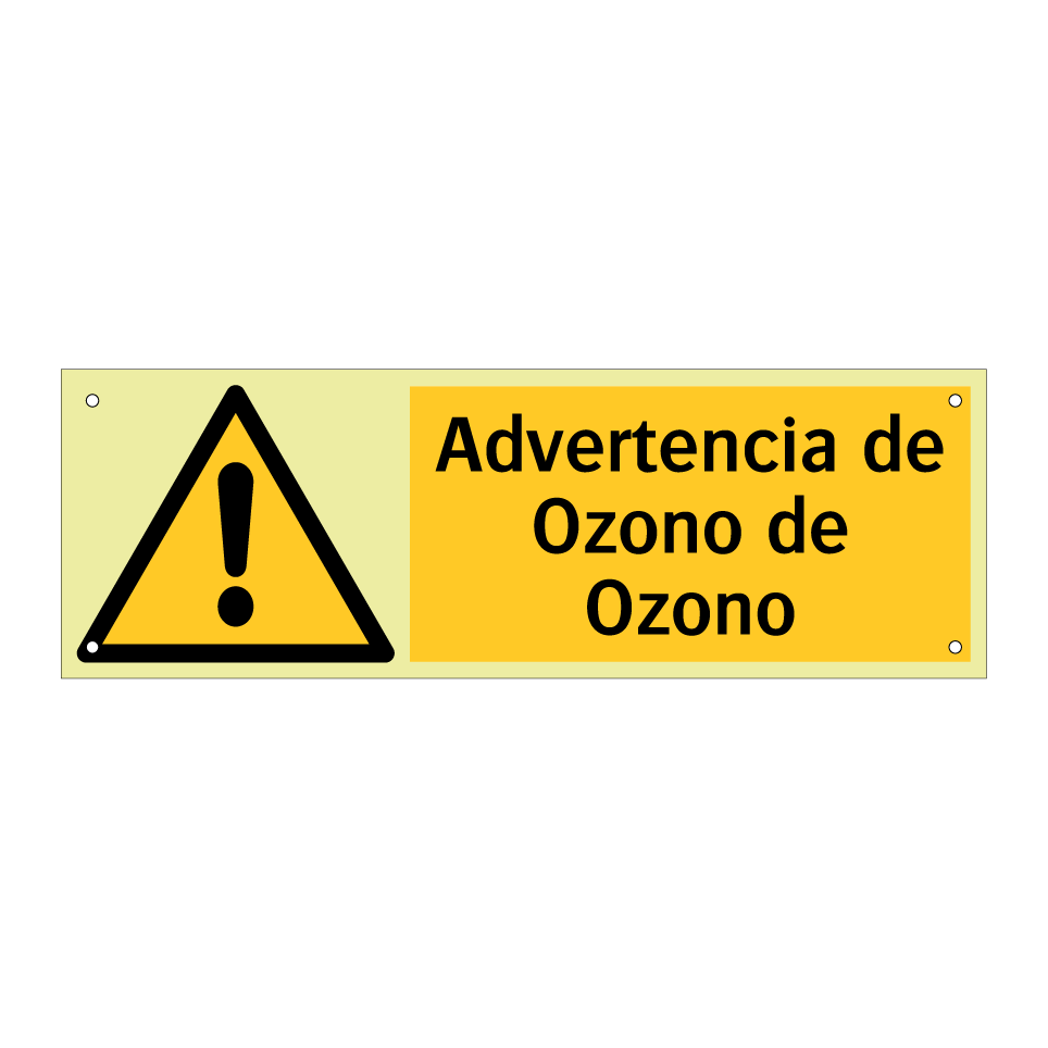 Advertencia de Ozono de Ozono