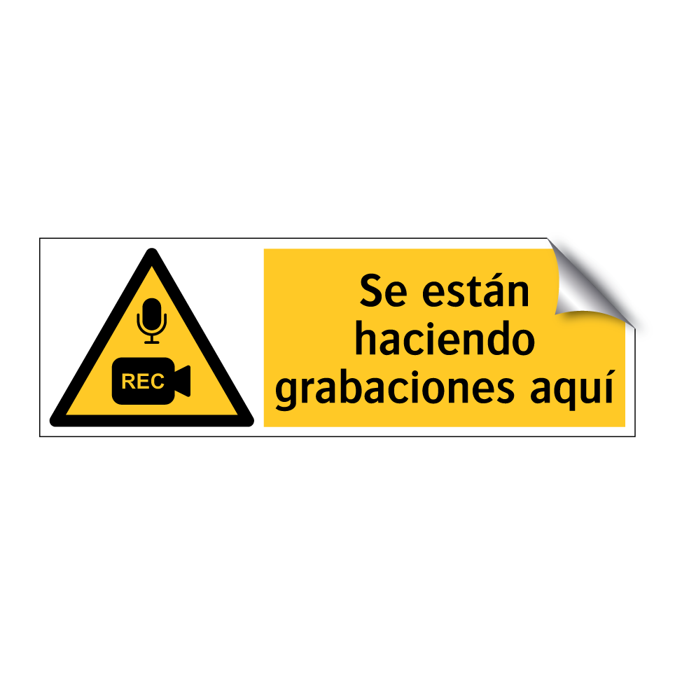 Se están haciendo grabaciones aquí