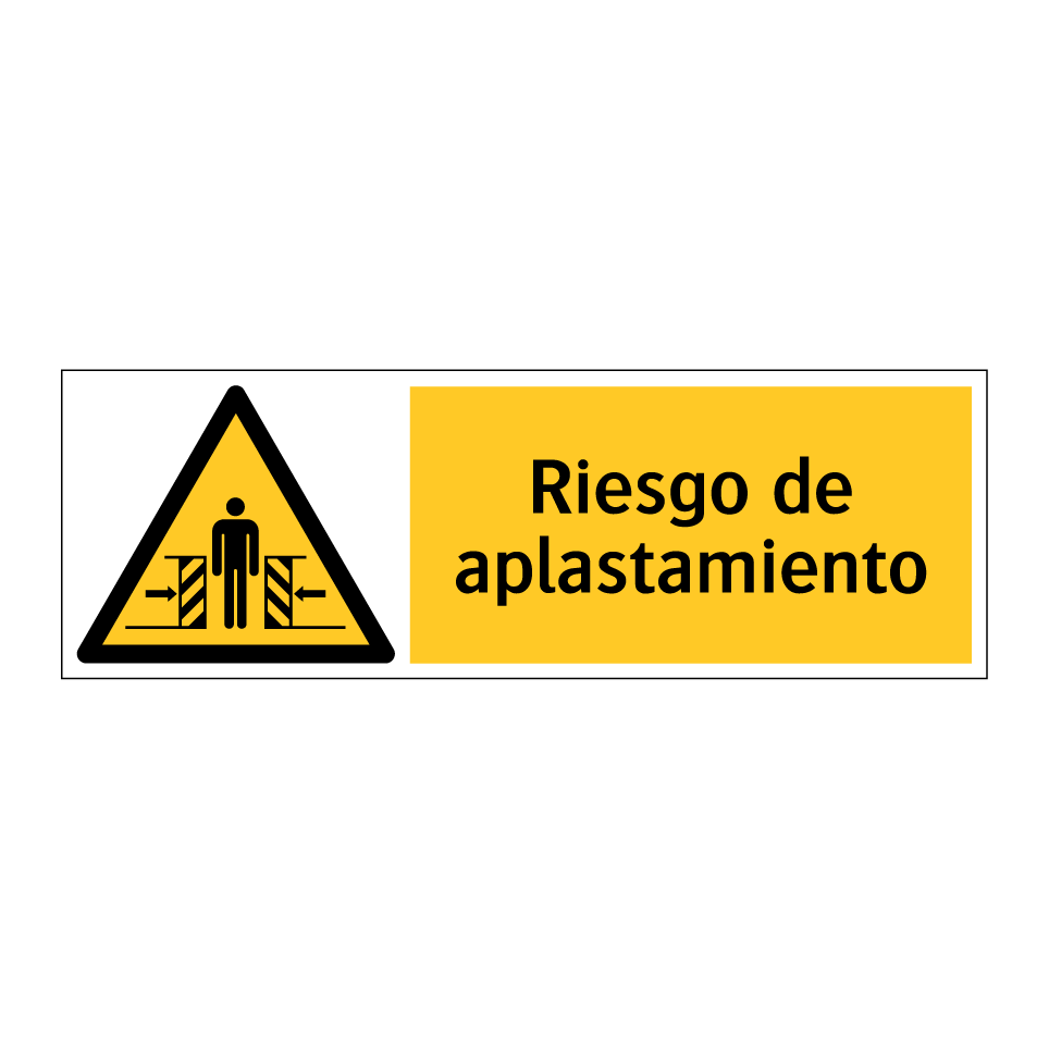 Riesgo de aplastamiento