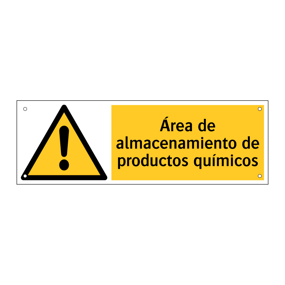 Área de almacenamiento de productos químicos