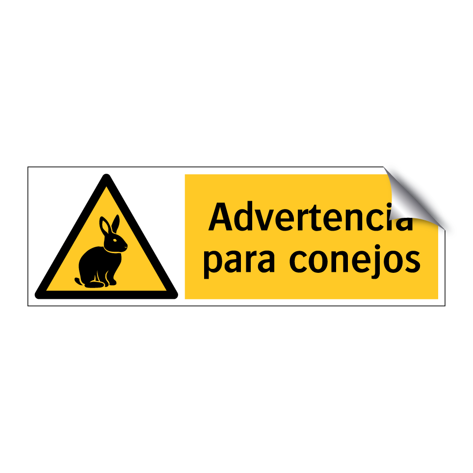 Advertencia para conejos
