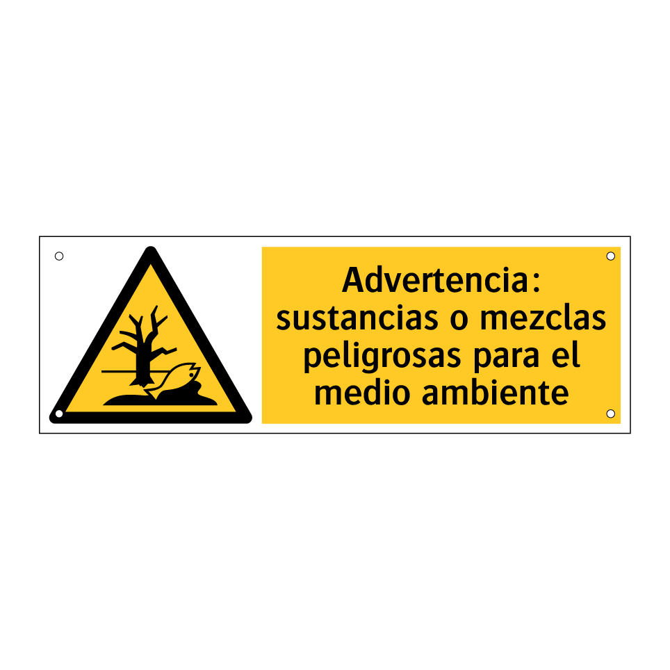 Advertencia: sustancias o mezclas peligrosas para el medio ambiente