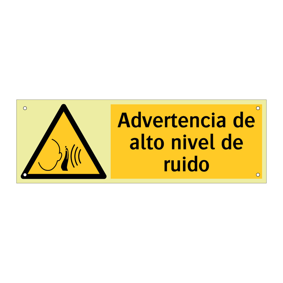 Advertencia de alto nivel de ruido