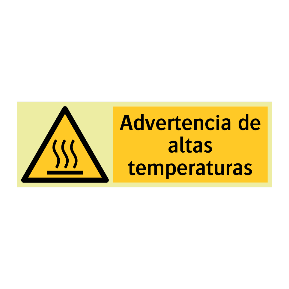 Advertencia de altas temperaturas