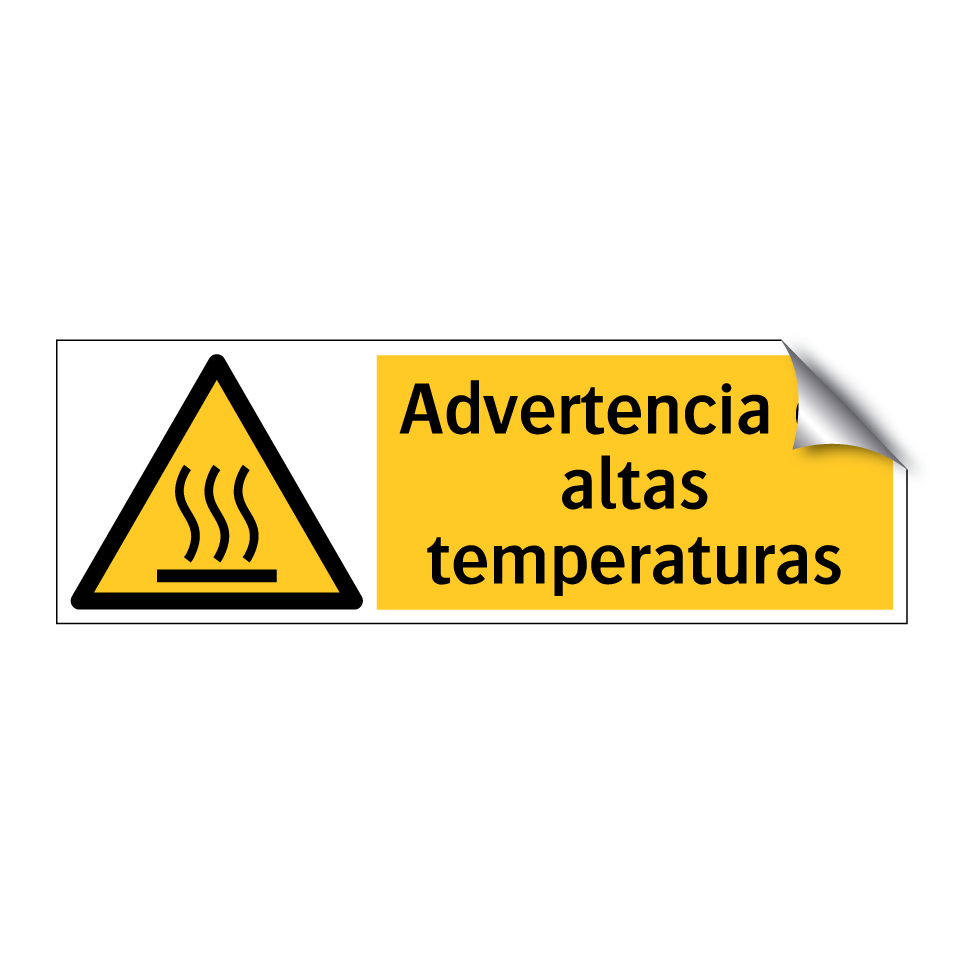 Advertencia de altas temperaturas