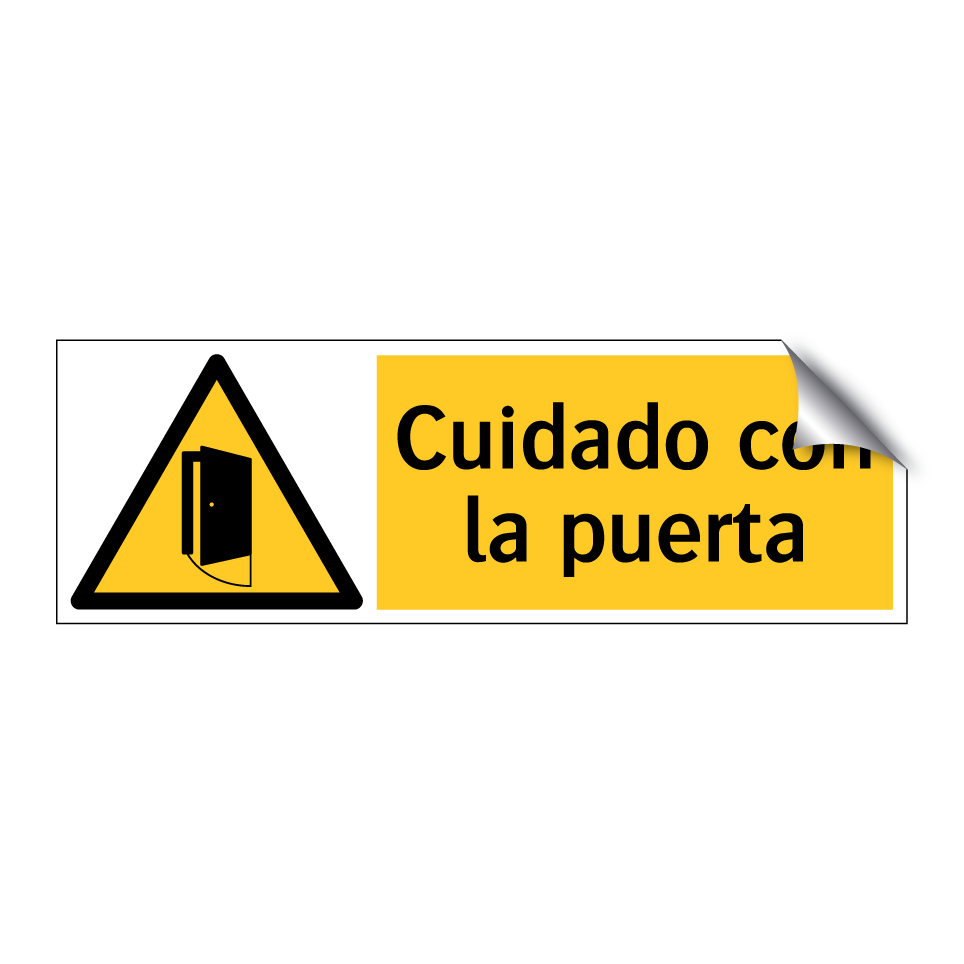 Cuidado con la puerta