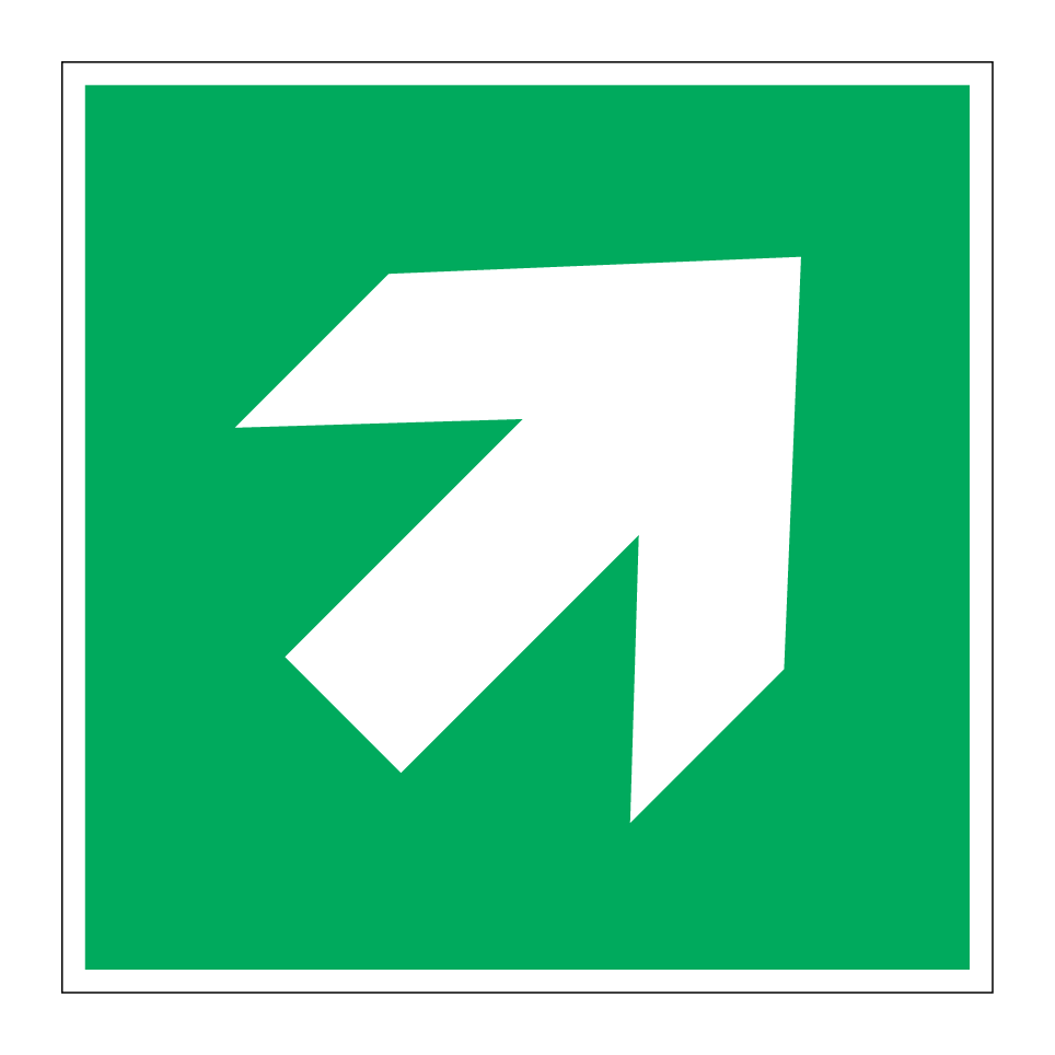 E006 Flecha de dirección (ángulo de 45°) (Retirado)