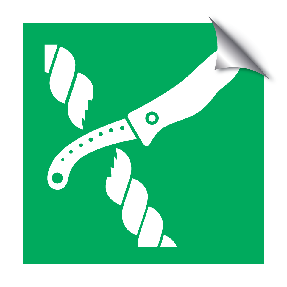 E035 Cuchillo de balsa salvavidas