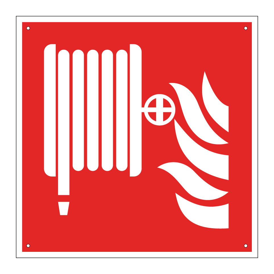 F002 Carrete de manguera contra incendios