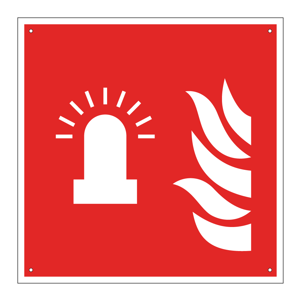 F018 Alarma de incendio de luz