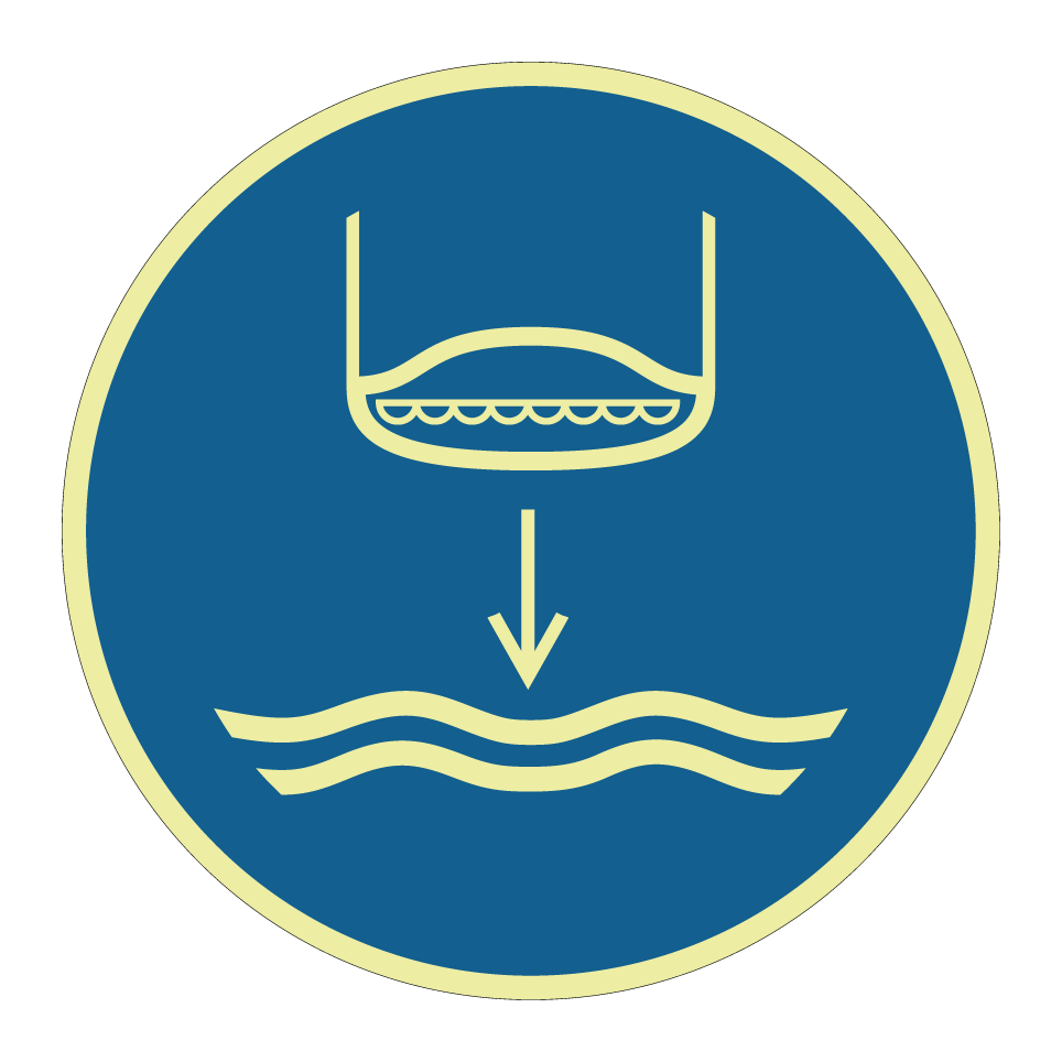M039 Baje el bote salvavidas al agua (Secuencia de lanzamiento de bote salvavidas)