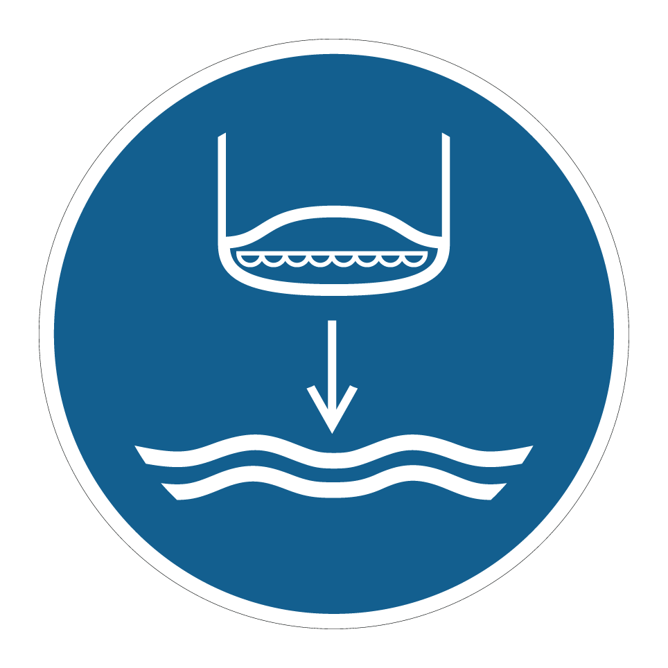 M039 Baje el bote salvavidas al agua (Secuencia de lanzamiento de bote salvavidas)