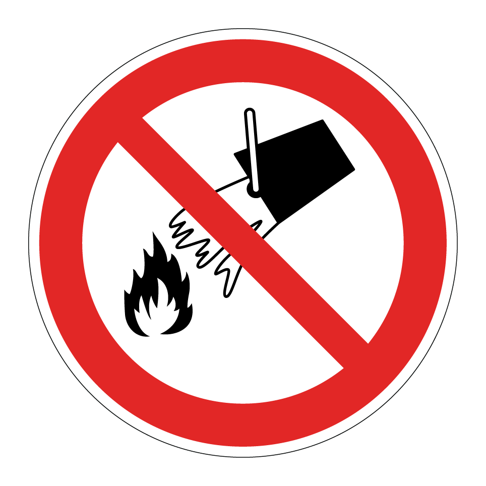 P011 No extinguir con agua