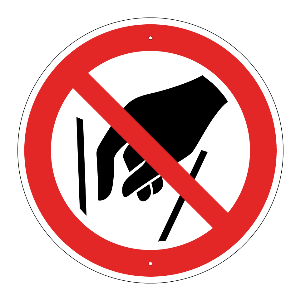 P015 No meter su mano