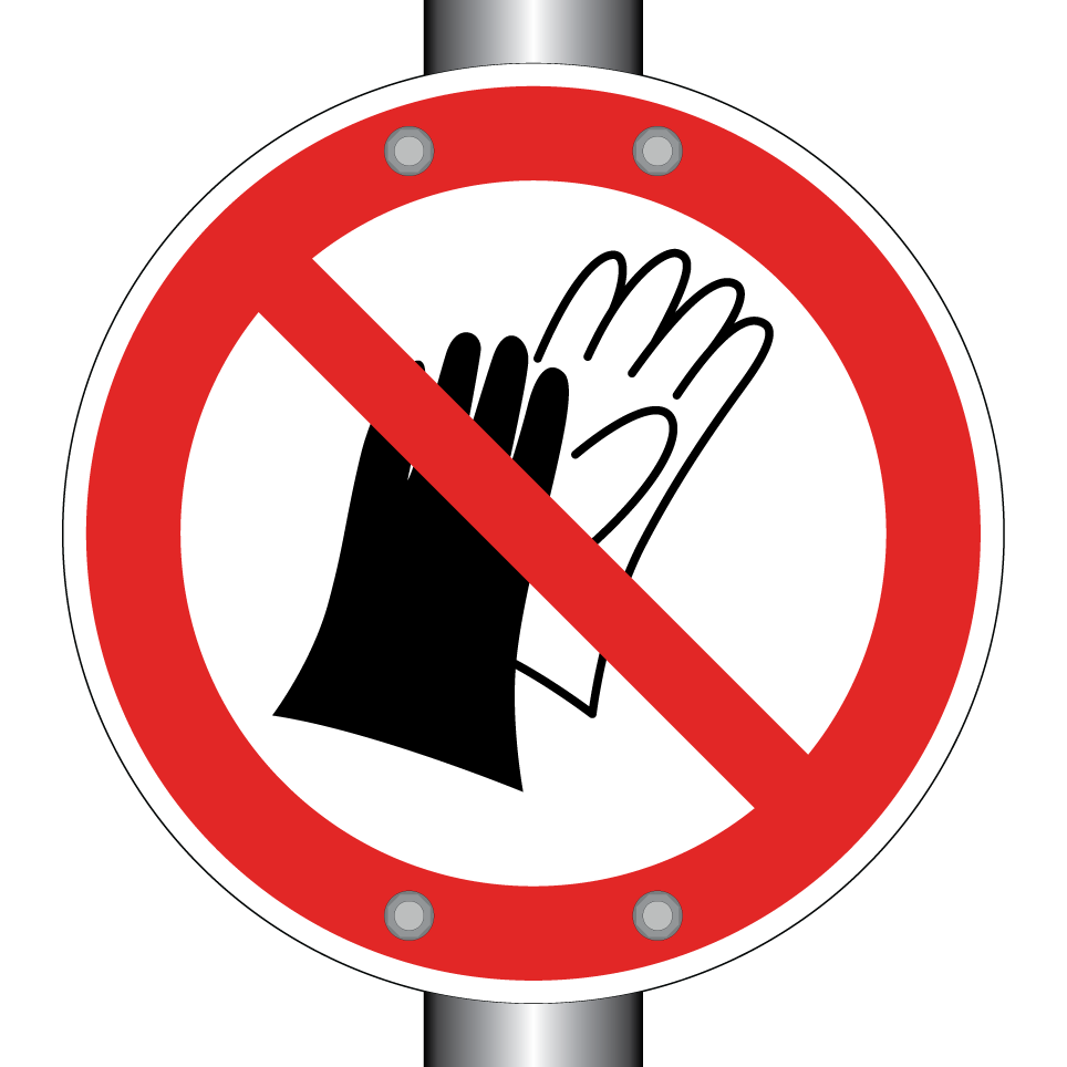 P028 No usar guantes