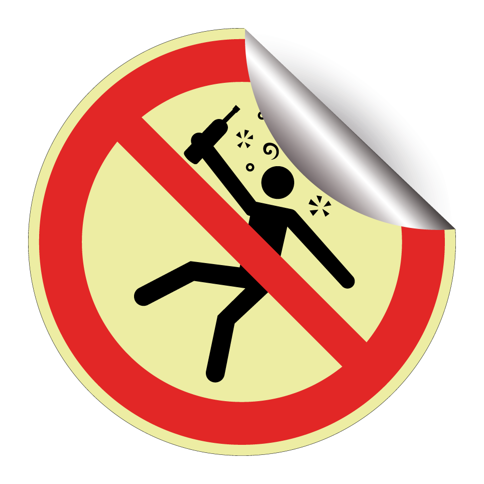 P043 No usar en estado de intoxicación