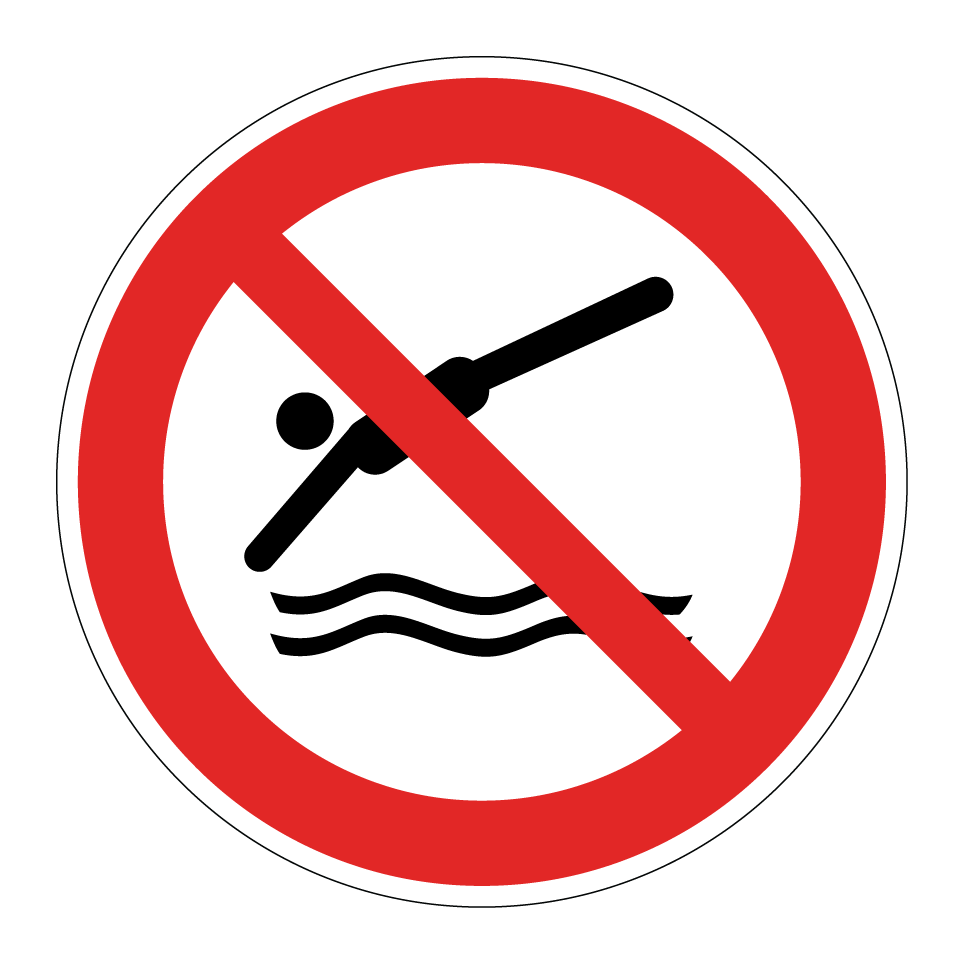 P052 No lanzarse al agua
