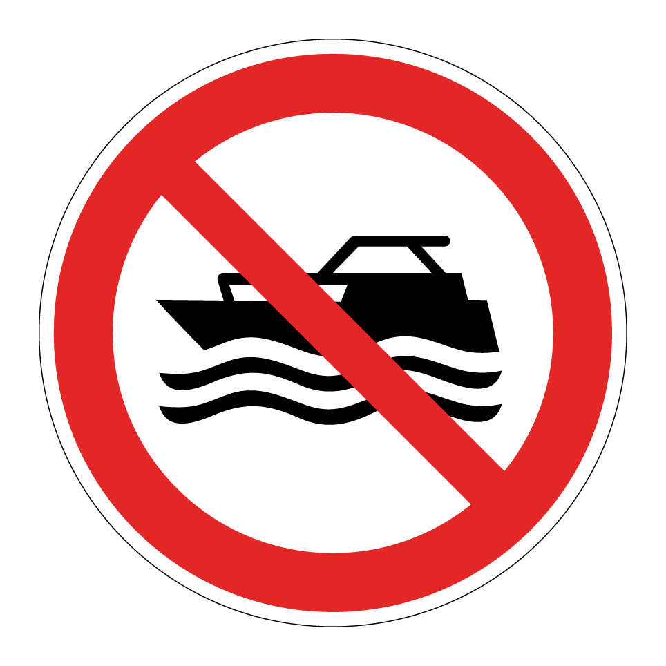 P056 Embarcaciones mecánicas prohibidas