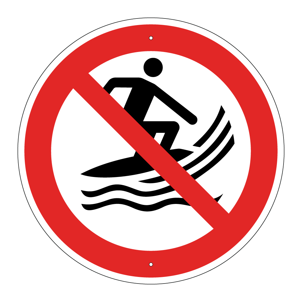 P059 No hacer surf