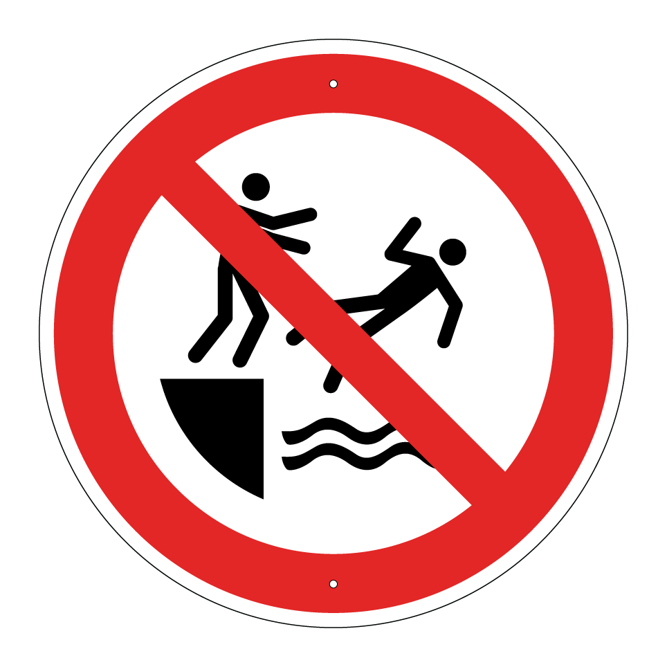 P062 No empujar al agua