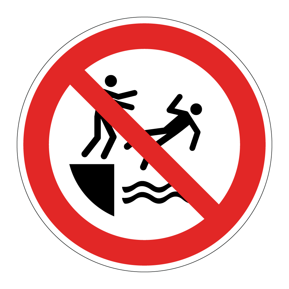 P062 No empujar al agua