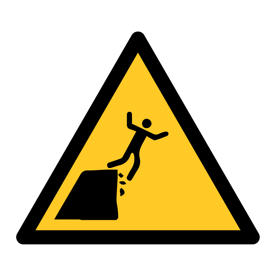 W052 Borde de acantilado inestable