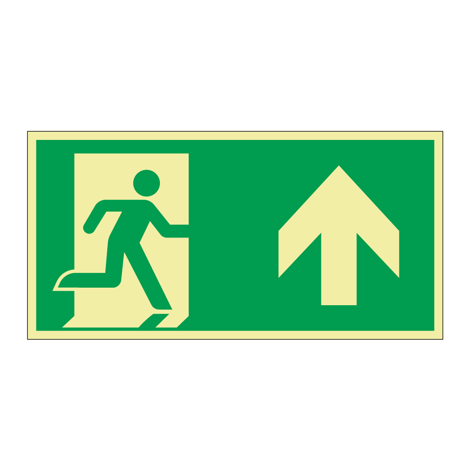 Salida de emergencia hacia arriba