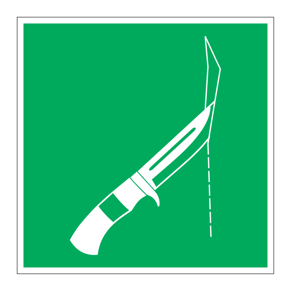 Cuchillo de emergencia