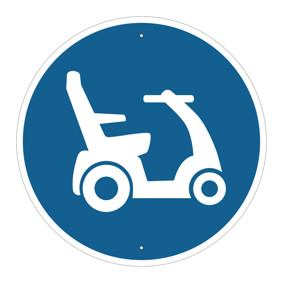 Scooter de movilidad permitido