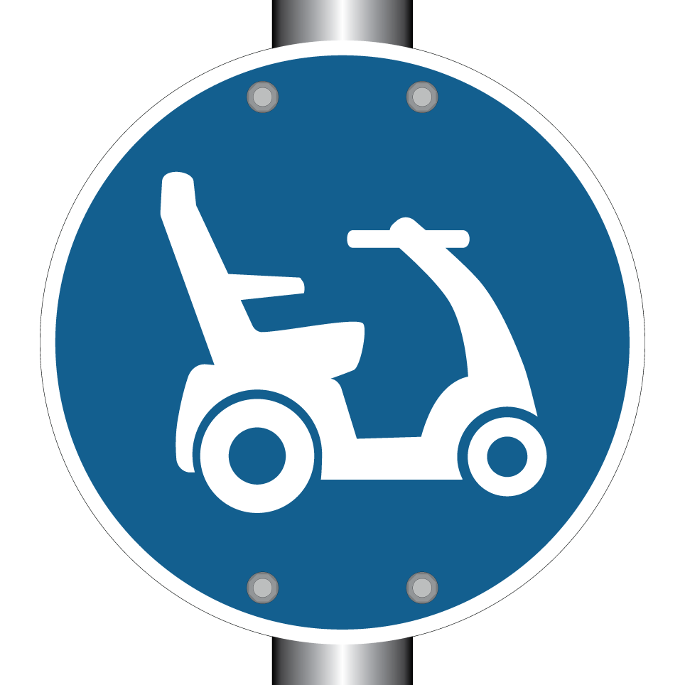 Scooter de movilidad permitido
