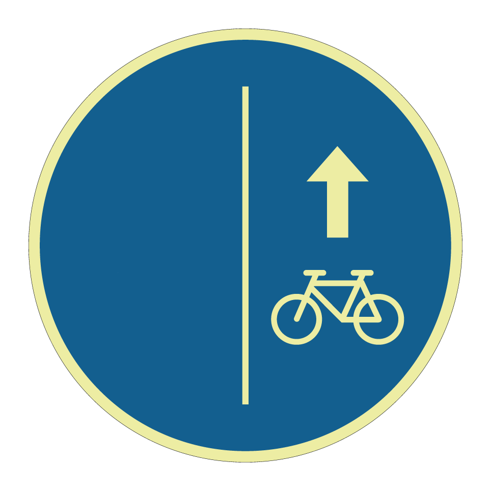 Ciclistas manténganse a la derecha