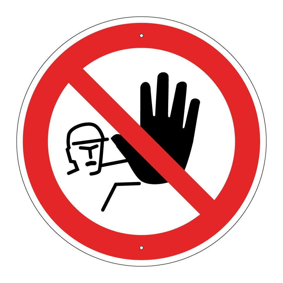 Prohibida la entrada a personas no autorizadas