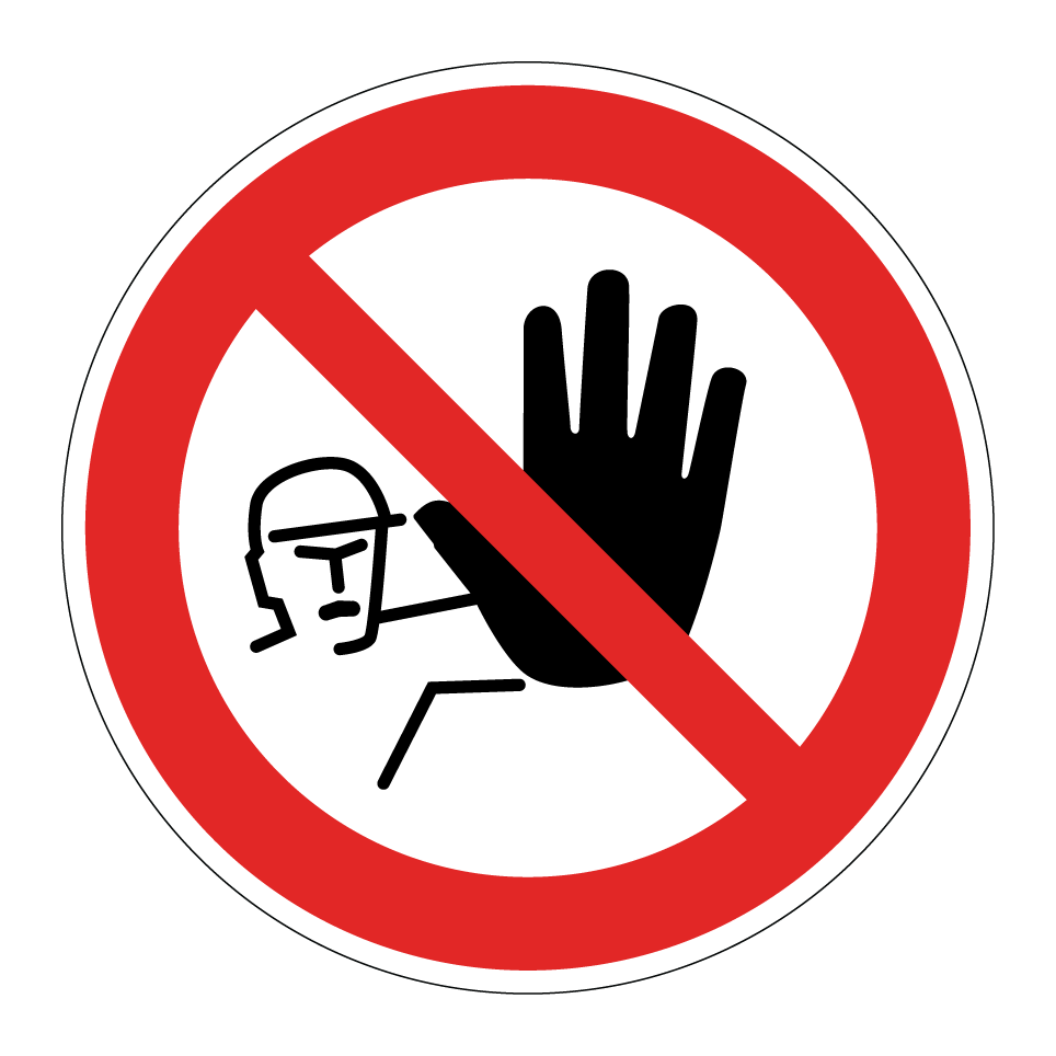 Prohibida la entrada a personas no autorizadas