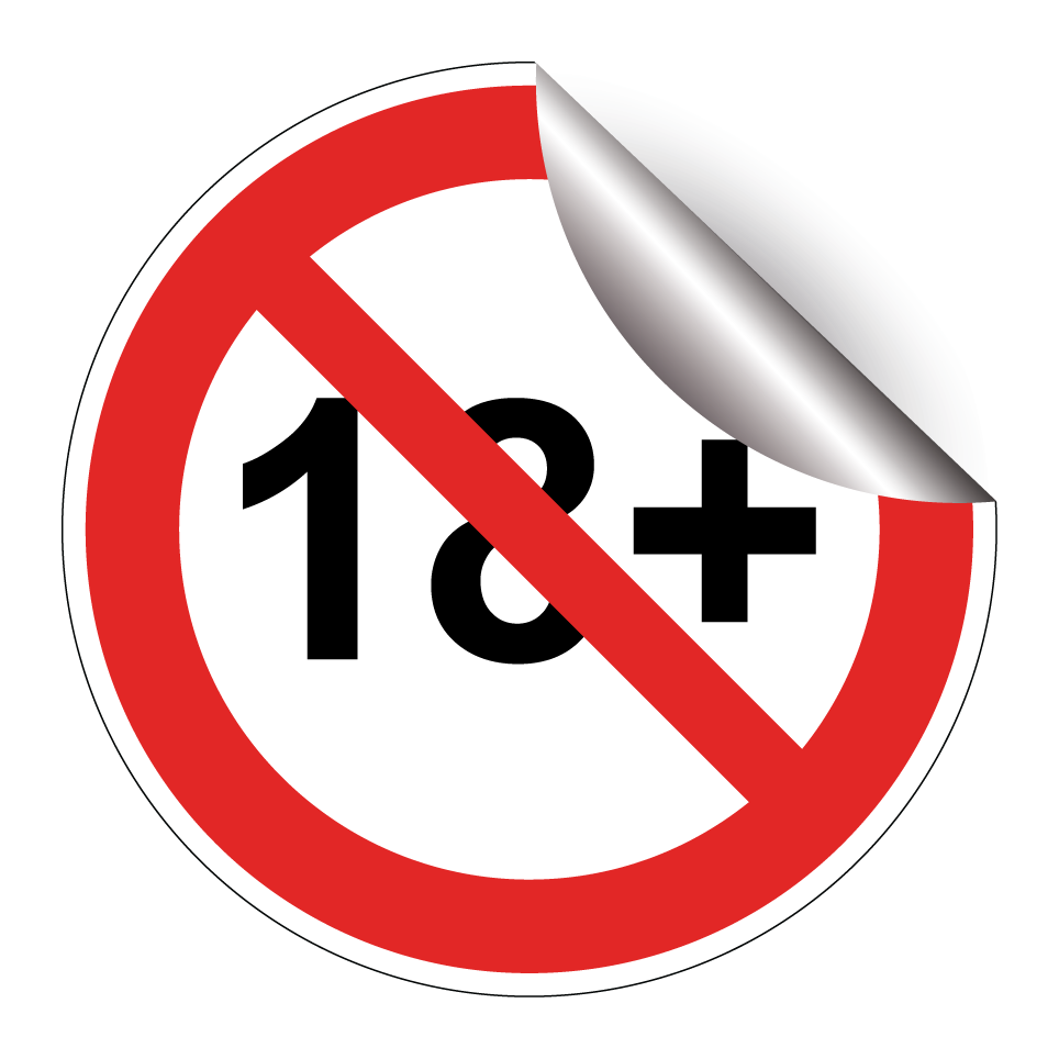 Prohibido menores de 18 años