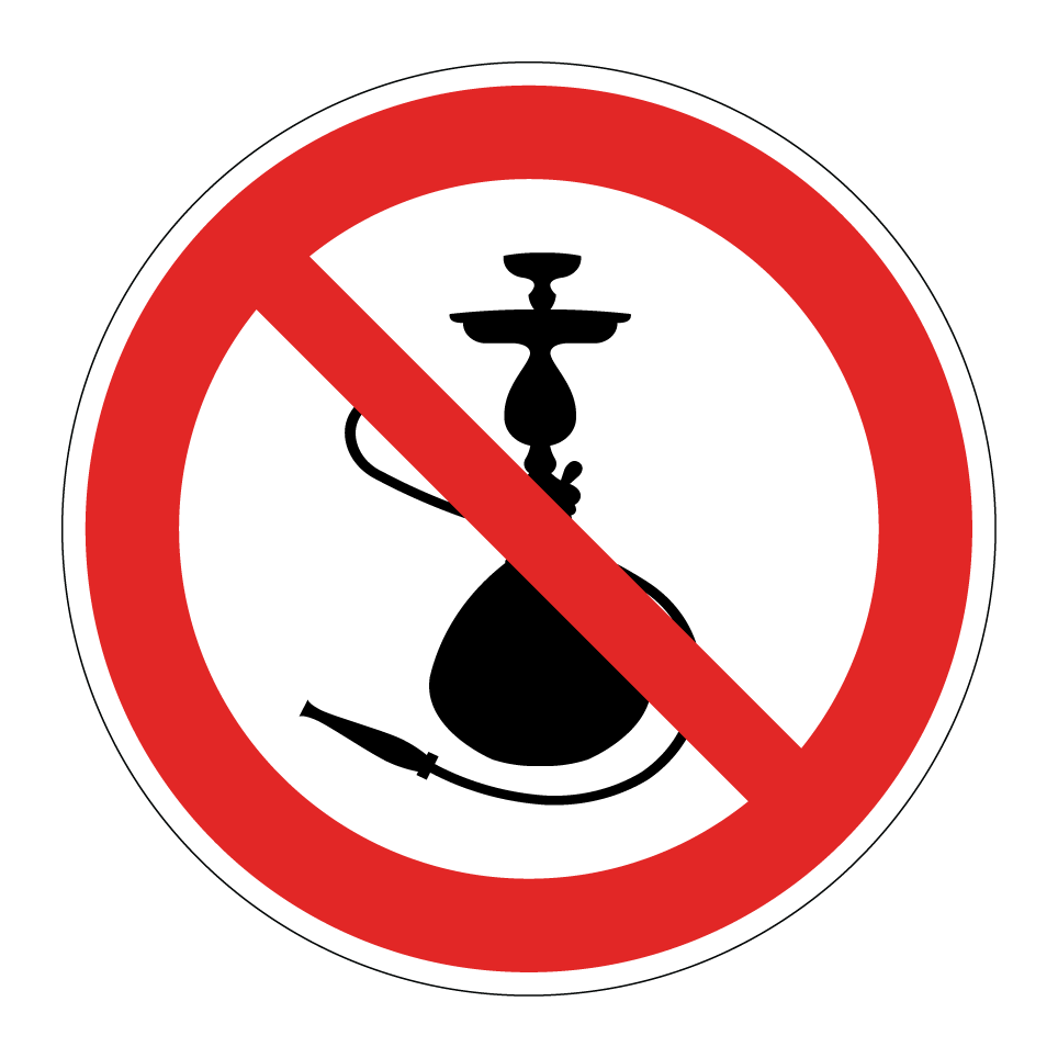 Prohibido fumar narguile