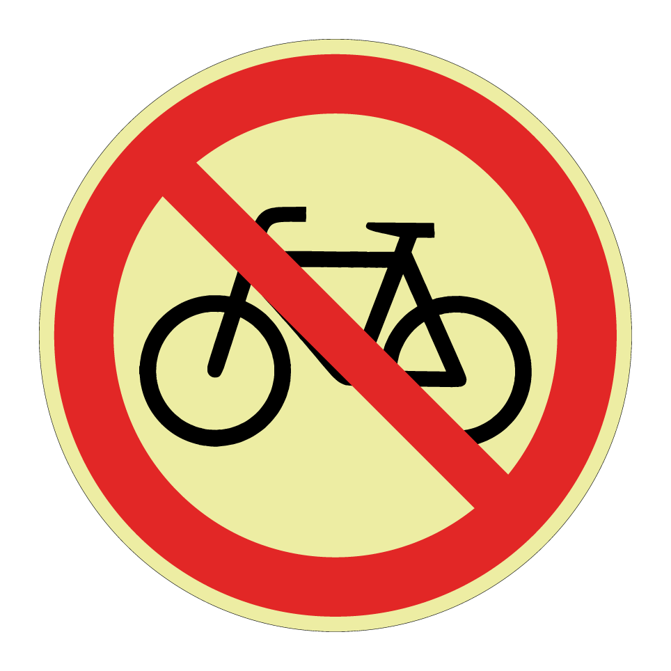 Prohibido bicicletas