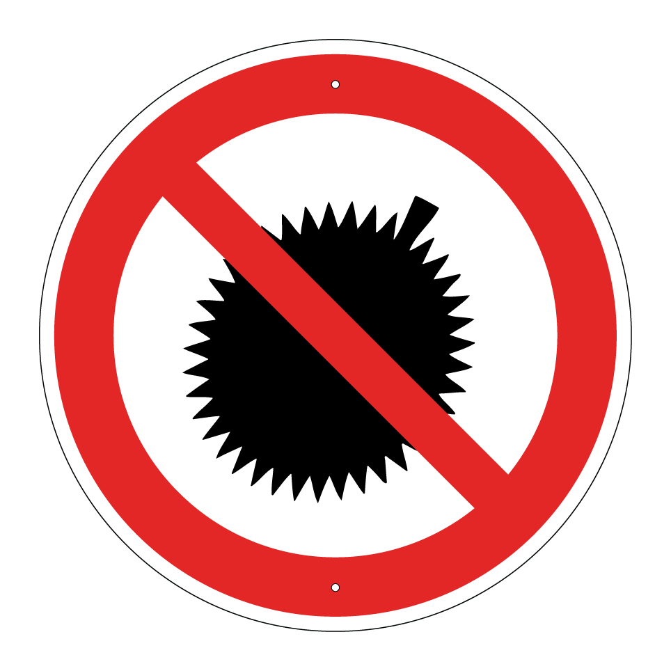 Prohibido el durián