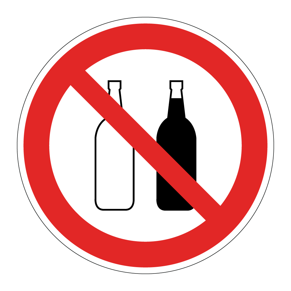 No botellas de vidrio